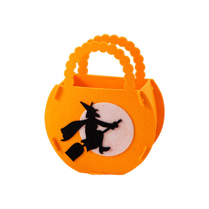 Halloween Decoration Sugar Bag Kindergarten Children&#039;s Gift Scene Layout Props Portable Pumpkin Candy Bag Gift