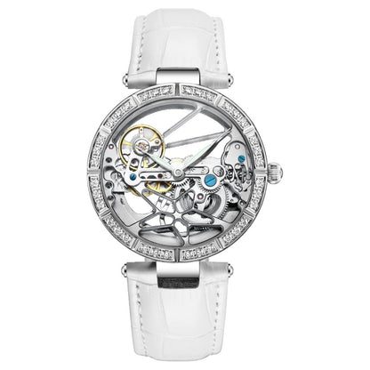 Sinas Cross-border E-commerce Exclusively For Ladies Fashion Hollow Automatic Mechanical Ladies Watch SN337