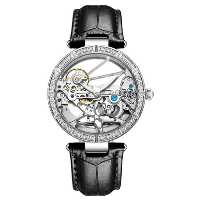 Sinas Cross-border E-commerce Exclusively For Ladies Fashion Hollow Automatic Mechanical Ladies Watch SN337